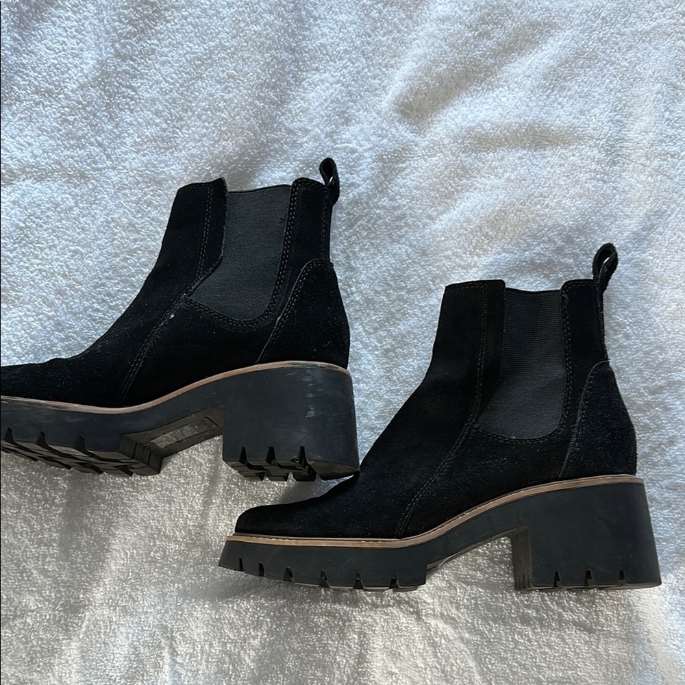 Dolce Vita Black Ankle Boots
